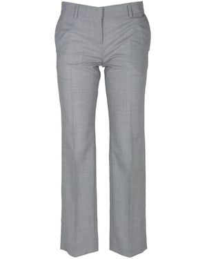 TOTEME Belt-Loops Pants - Gray