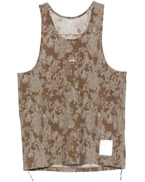Satisfy Camouflage-Print Vest - Natural