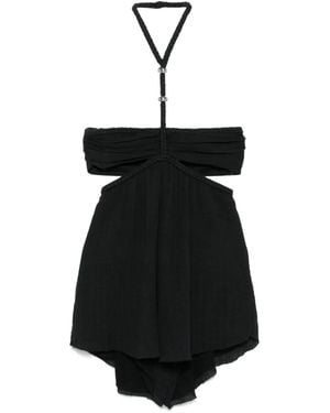 Isabel Marant Cut-Out Halterneck Playsuit - Black