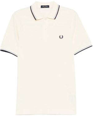 Fred Perry Twin Tipped Polo Shirt - White