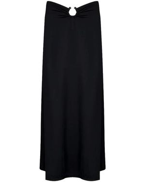 Johanna Ortiz Keel Ring Maxi Skirt - Black