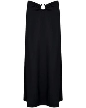 Johanna Ortiz Keel Ring Maxi Skirt - Black