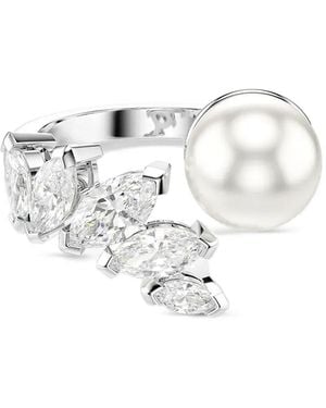 Swarovski Mesmera Crystal-Embellished Open Ring - White