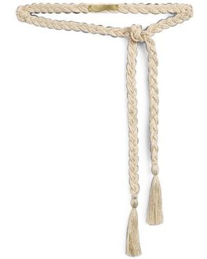 Momoní Chiuha Braided Tassel Belt - Blanc
