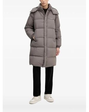 ARMANI EXCHANGE Plumífero Con Capucha - Gris