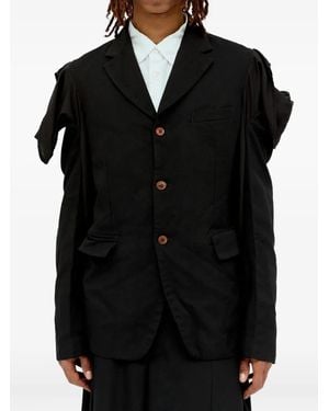Comme des Garçons Cut-Out Shoulder Jacket - Black