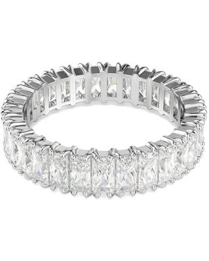 Swarovski Matrix Ring - White