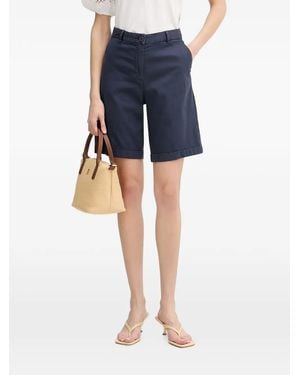 Benetton Turn-Up Cuff Shorts - Blue