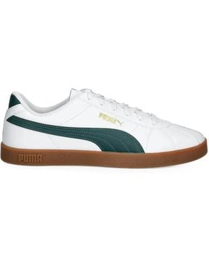 PUMA Club Ii Era Logo-Print Paneled Sneakers - White