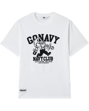 Chocoolate Crew-Neck T-Shirt - White