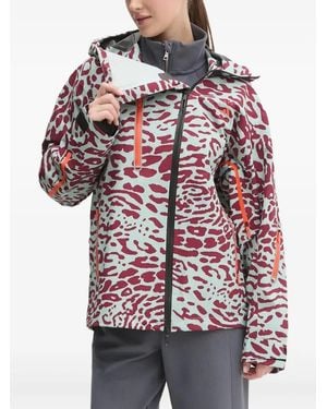 adidas By Stella McCartney Shirtjack Met Luipaardprint - Rood