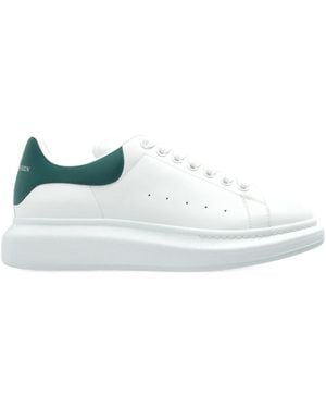 McQueen Leather Trainers - White