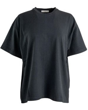 The Row Lavinia Cotton T-Shirt - Black