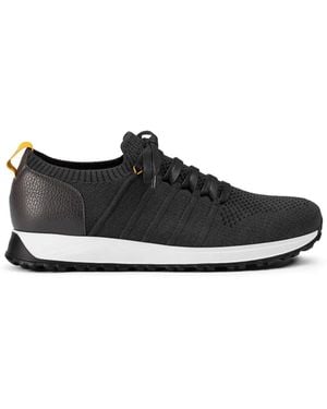 Doucal's Lace-Up Sneakers - Black