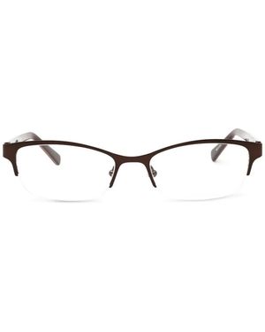 Adensco Lunettes De Vue À Monture Rectangulaire - Blanc