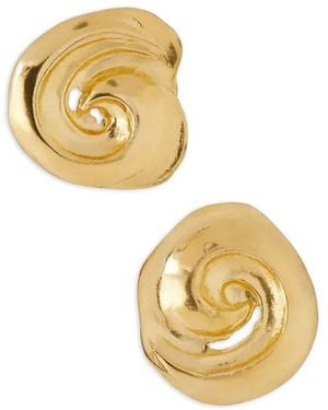 YSSO Cote Spiral Earrings - Metallic