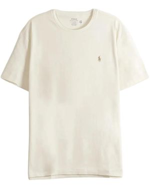 Polo Ralph Lauren T-Shirt À Logo Brodé - White