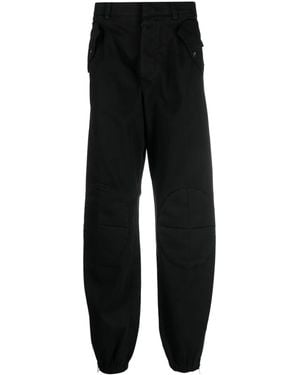 Winnie NY Knee-Pads Cotton Trousers - Black