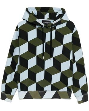Cynthia Rowley Sudadera The Illusion con capucha - Verde