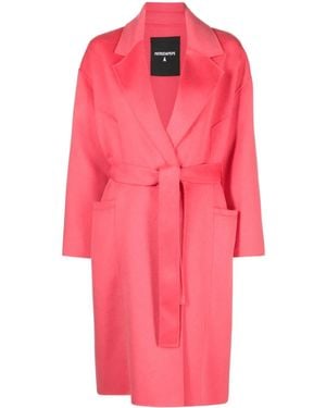 Patrizia Pepe Cappotto Doppiopetto - Rosa
