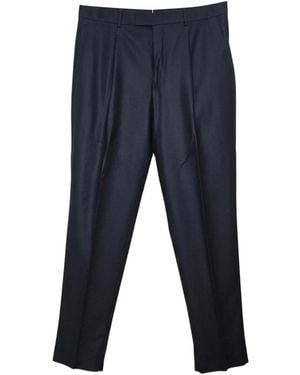 ZEGNA Pleated Trousers - Blue