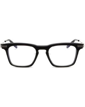 Akoni Brille Mit Eckigem Gestell - Schwarz