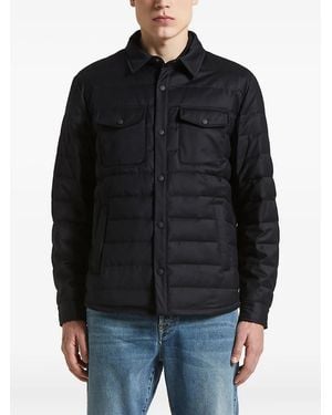 Peserico Quilted Shirt Jacket - Black