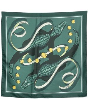 Lacoste Silk Scarf - Green