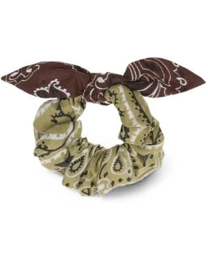 Call it By Your Name Chouchou À Imprimé Bandana Et Nœud - Metallic