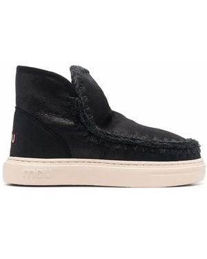 Mou Shearling-Lined Boots - Blue