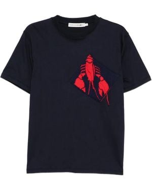Joshua Sanders Lobster T-Shirt - Blue
