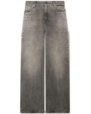 Golden Goose Melody スタッズ ジーンズ - グレー