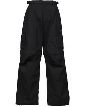032c Double-Edged Sword Zip-Off Cargo Pants - Black
