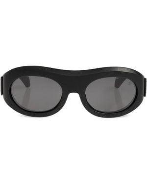 Moncler Oval-Frame Sunglasses - Black