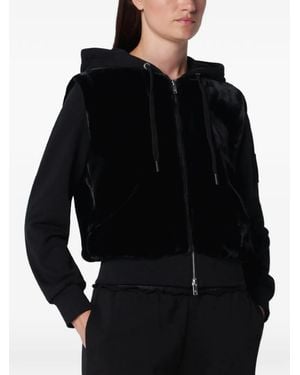 Moose Knuckles Veste À Col En Fourrure - Black
