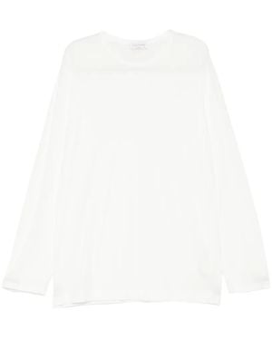 Yohji Yamamoto Long-Sleeve T-Shirt - White