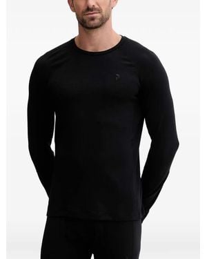 Peak Performance Raglan-Sleeve Base-Layer T-Shirt - Black