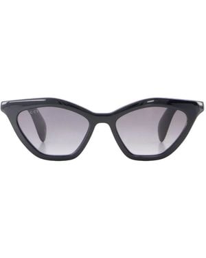 Gucci Cat-Eye-Detail Sunglasses - Grey