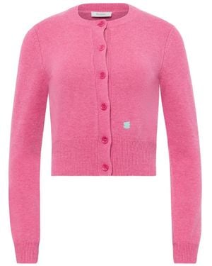 JW Anderson ロゴ カーディガン - ピンク