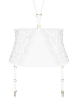 Maison Close Garter Belt - White