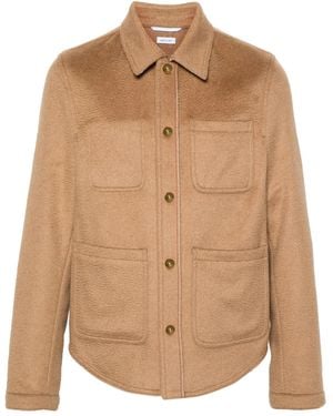Thom Browne Shirtjack Met Geborsteld-Effect - Bruin