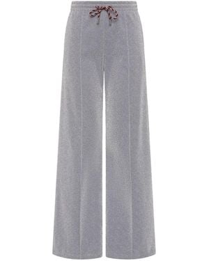 The Upside Galaxia Marnie Wide-Leg Track Trousers - Grey