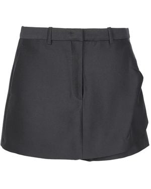 JNBY Draped-Layered Shorts - Black