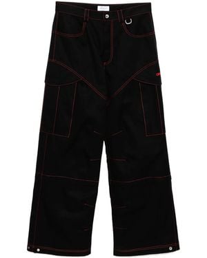 Off-White c/o Virgil Abloh Arr Cot ストレート カーゴパンツ - ブラック