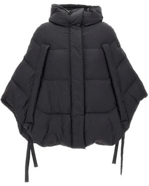 Tatras Reila Daunenjacke Im Cape-Style - Blau