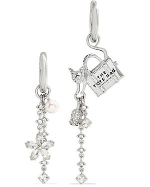 Marc Jacobs Cats Out Of The Bag Earrings - White