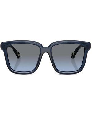 Moncler Clasico スクエアフレーム サングラス - グレー