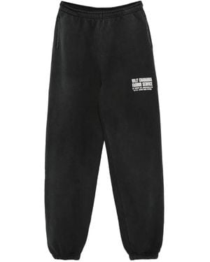 Willy Chavarria Fashion Services Track Trousers - Black