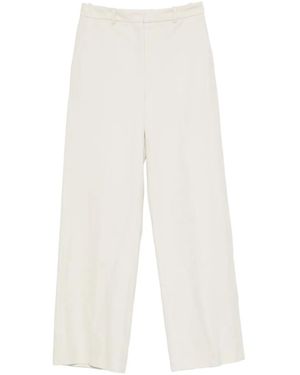 JOSEPH Mitae Cotton-Twill Tailored Pants - White