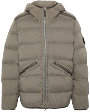 Stone Island コンパスバッジ パデッドジャケット - グレー